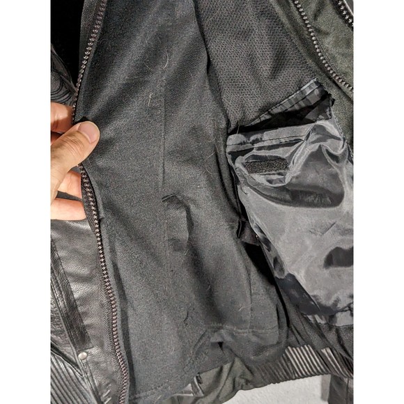 Milwaukee Leather Motorcycle Jacket Women's SZ S with detachable hoodie liner - Picture 10 of 16